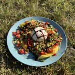 Mango burrata salade