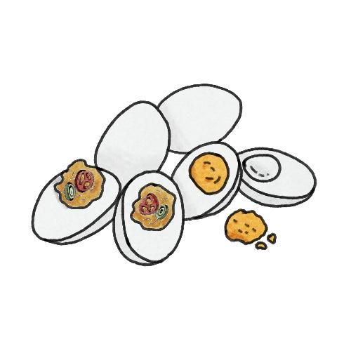 Gevulde eieren recept Huis On Wheels