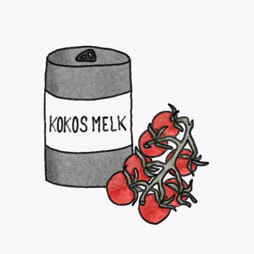 Tomaten kokossoep recept Huis On Wheels